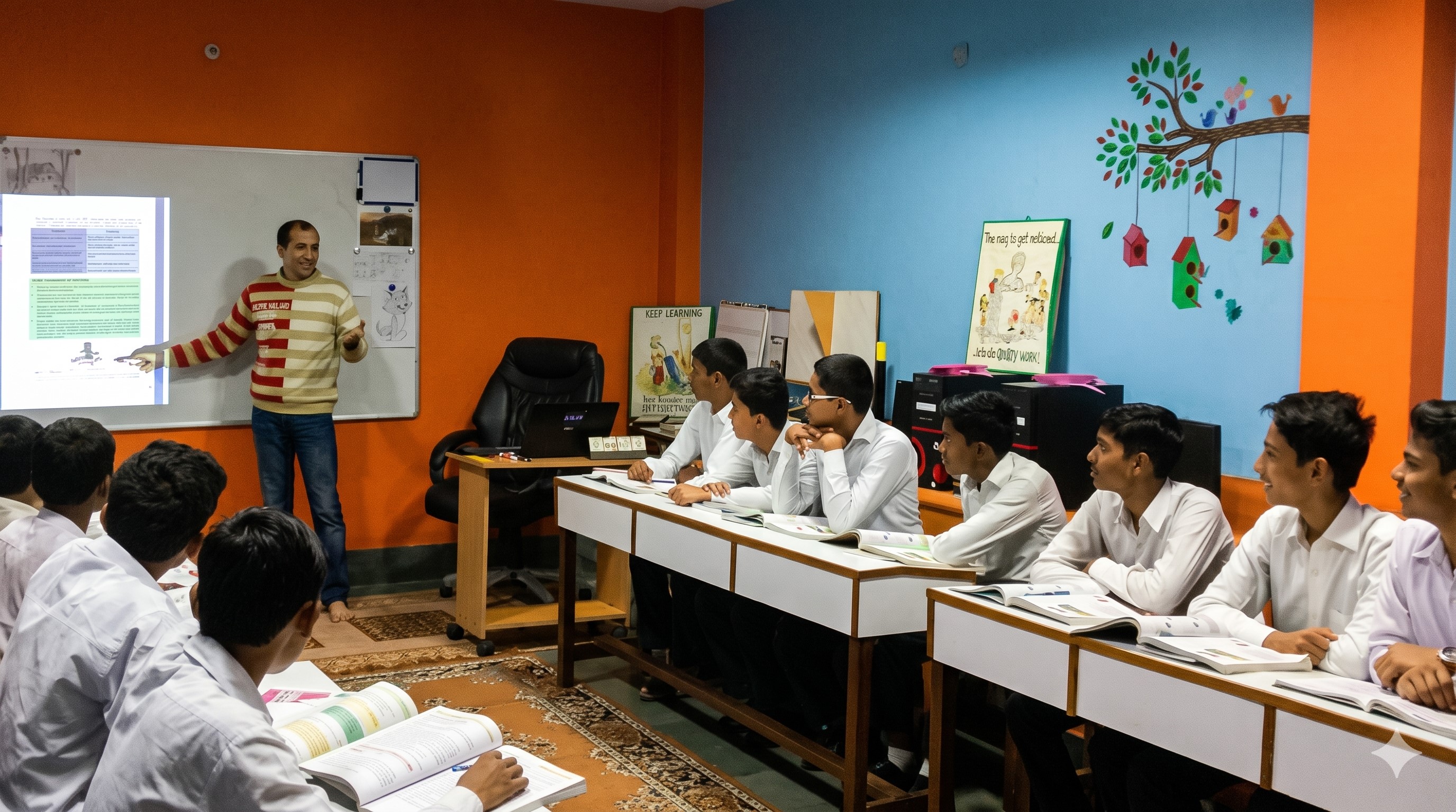 Classroom learning session at Ideal Public Academy